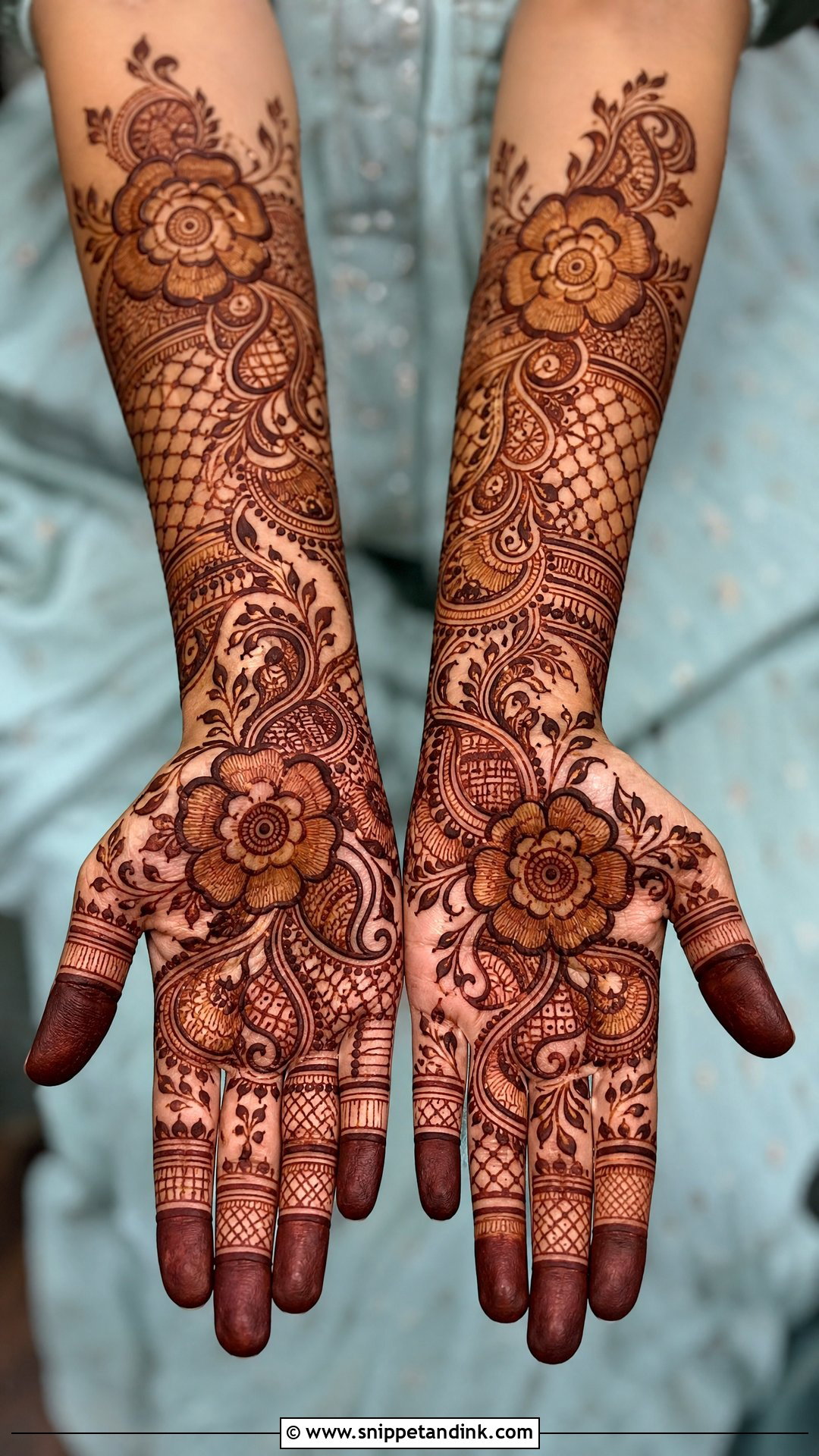 Indo Arabic Bridal Mehndi Design - Snippet and Ink - 25 Unique Mehndi Designs for Wedding