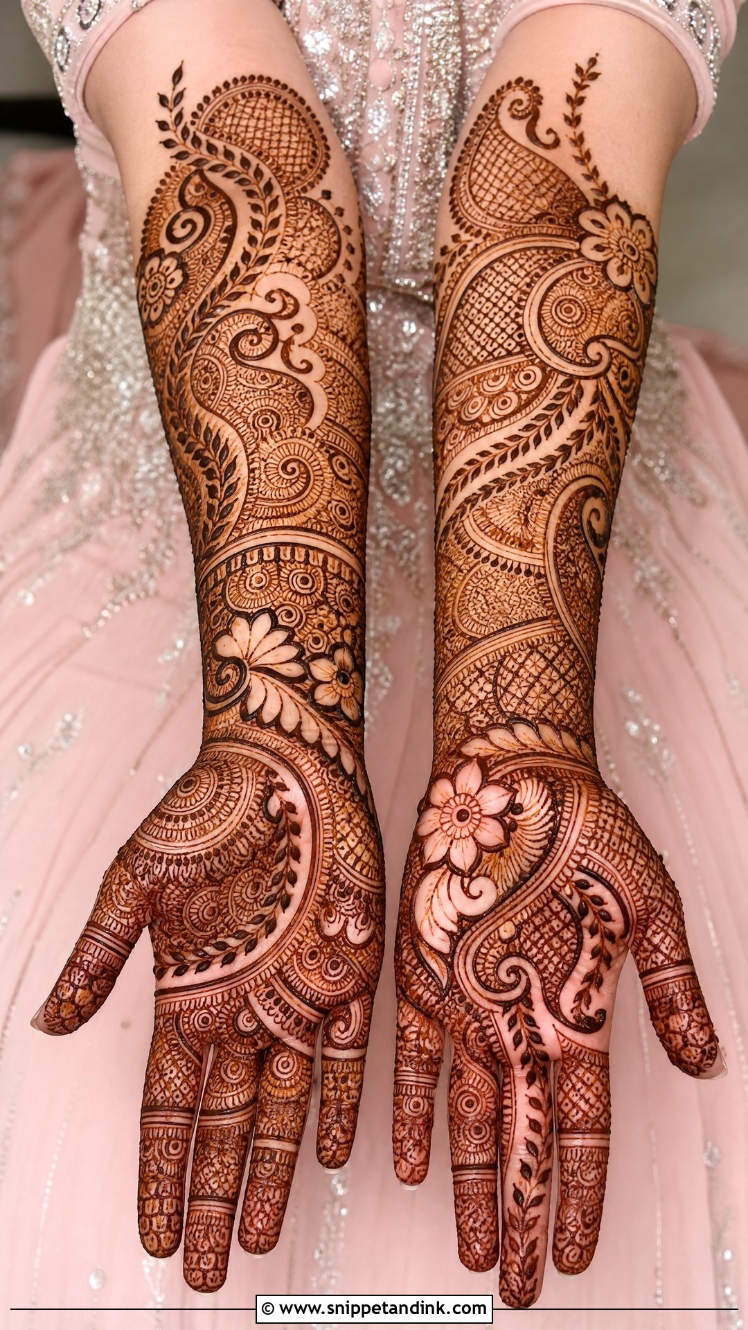 Indo Arabic Bridal Mehndi Design - Snippet and Ink - 25 Wedding Mehndi Mehandi Design for Bride Ideas