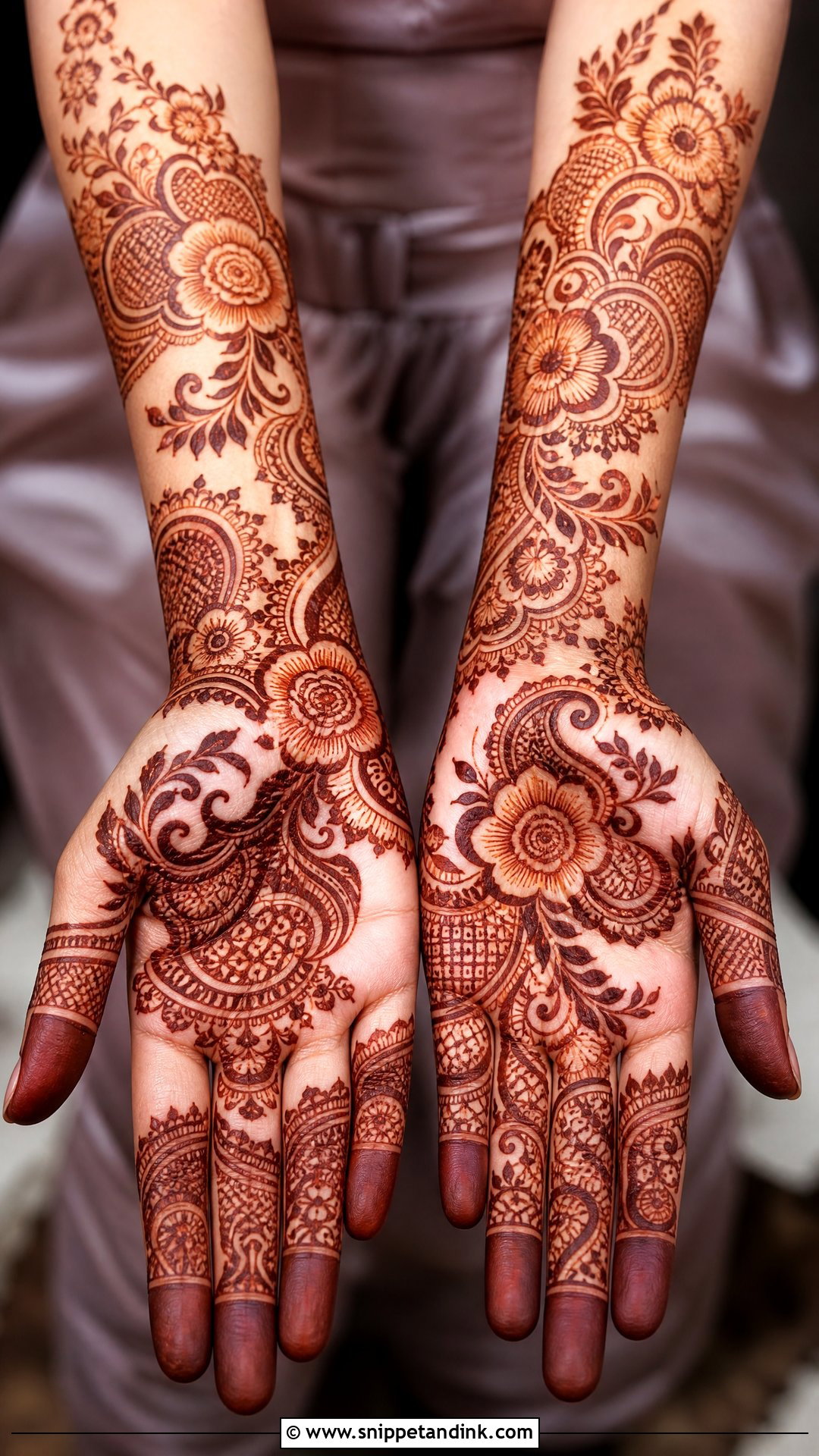 Indo Arabic Bridal Mehndi Design - Snippet and Ink - 30 Mehndi Designs for Bride