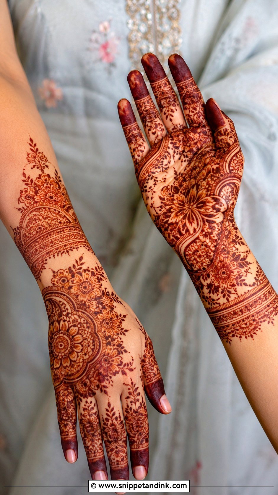 Indo Arabic Bridal Mehndi Design - Snippet and Ink - 35 Latest Bridal Mehndi Designs Weddings
