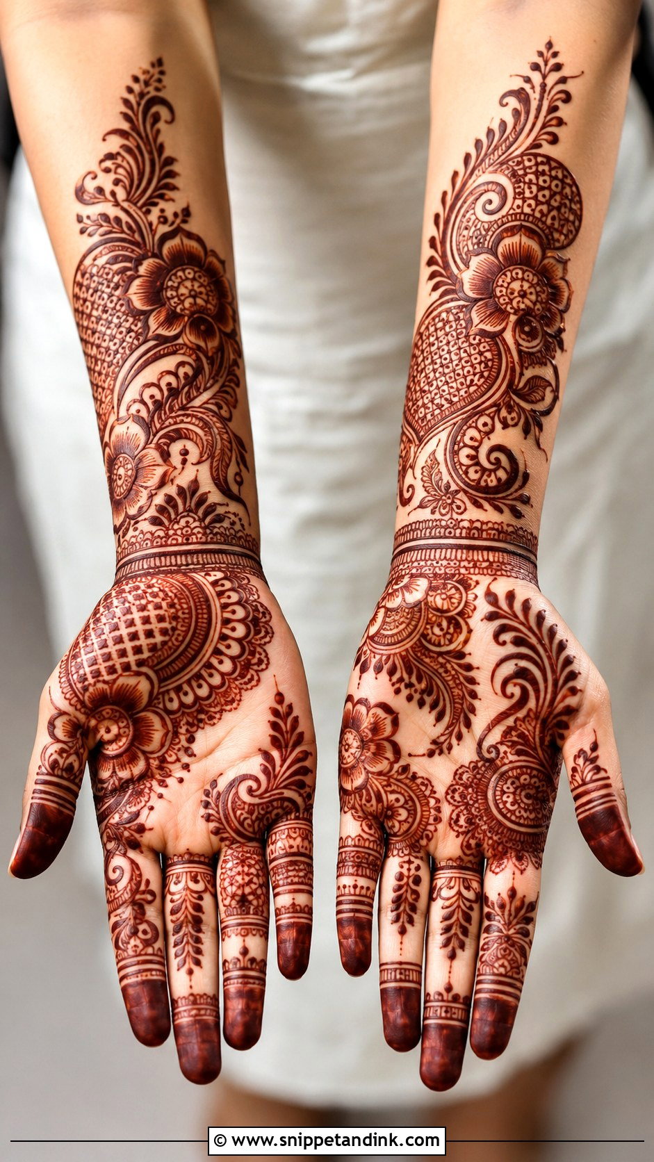 Indo Arabic Bridal Mehndi Design - Snippet and Ink - 35 New Bridal Mehndi Designs