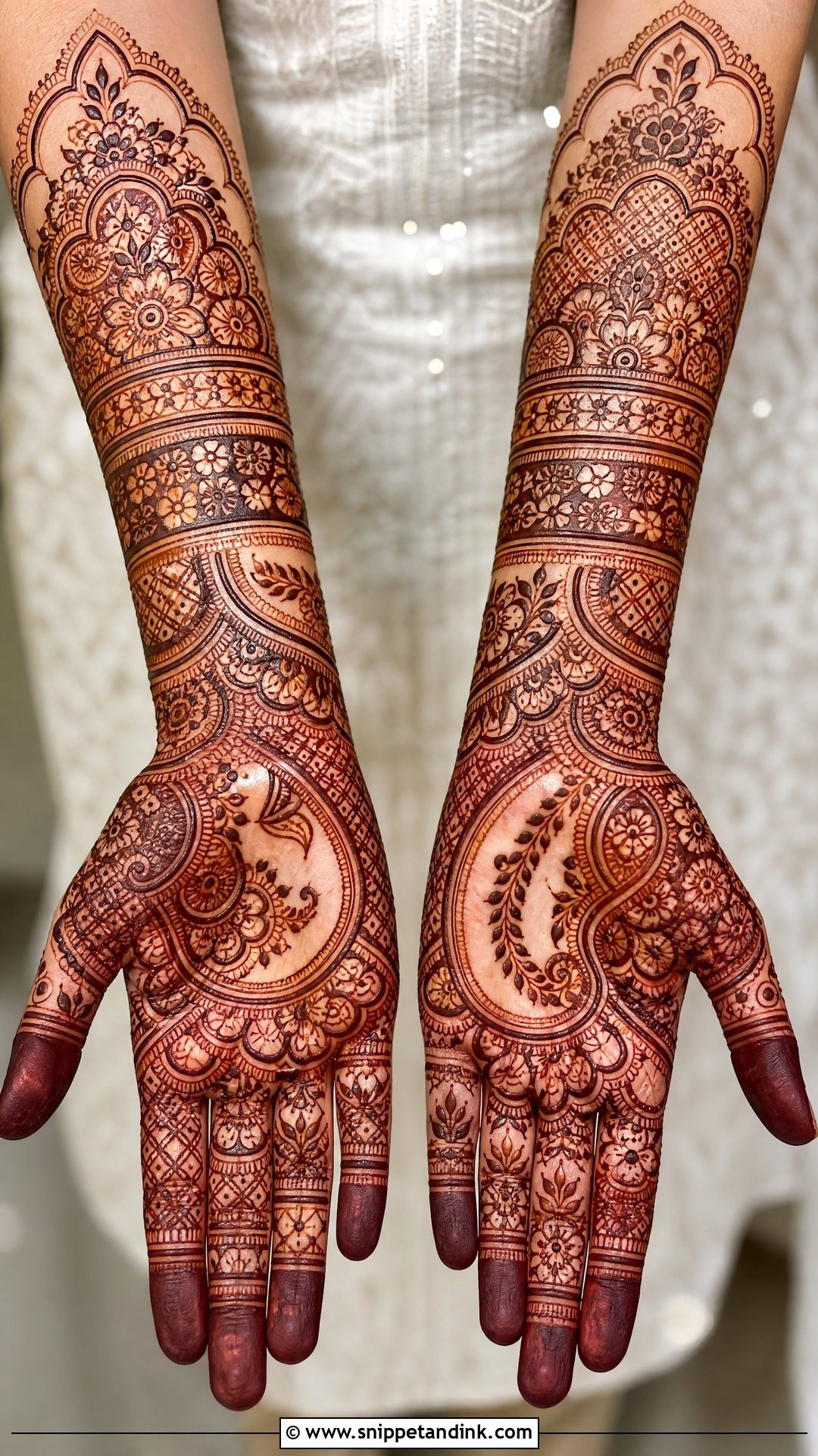 Indo Arabic Bridal Mehndi Design - Snippet and Ink - 20 Bridal Mehndi Design Indian Weddings Ideas