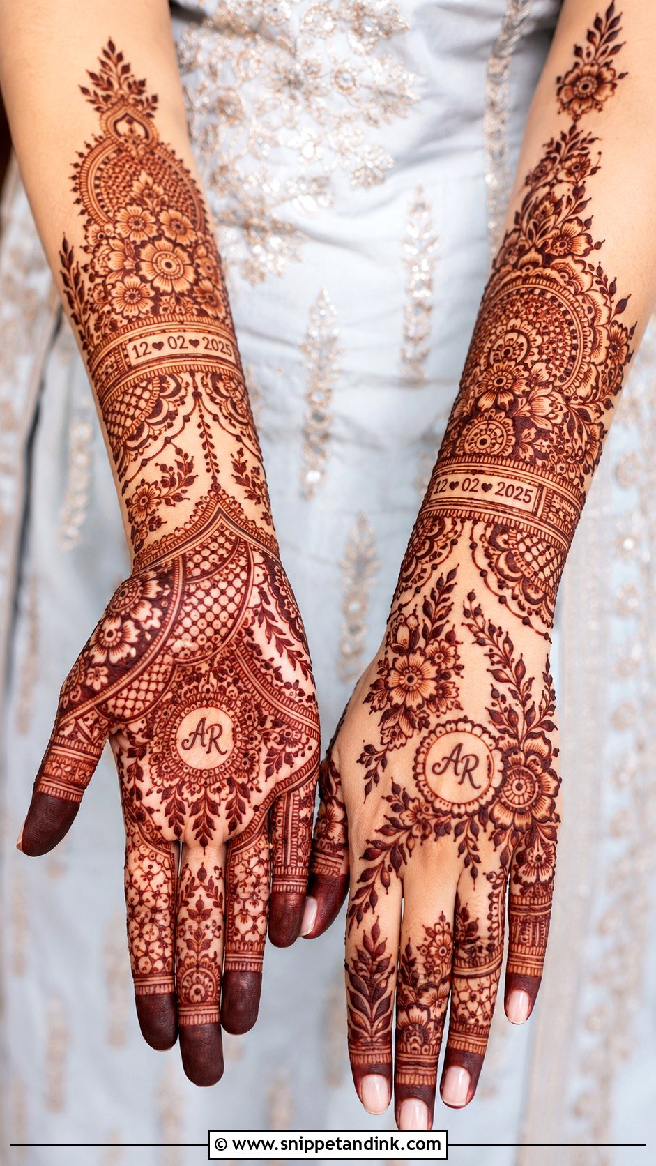 Indo Arabic Bridal Mehndi Design - Snippet and Ink - 35 Unique Bridal Mehndi Designs