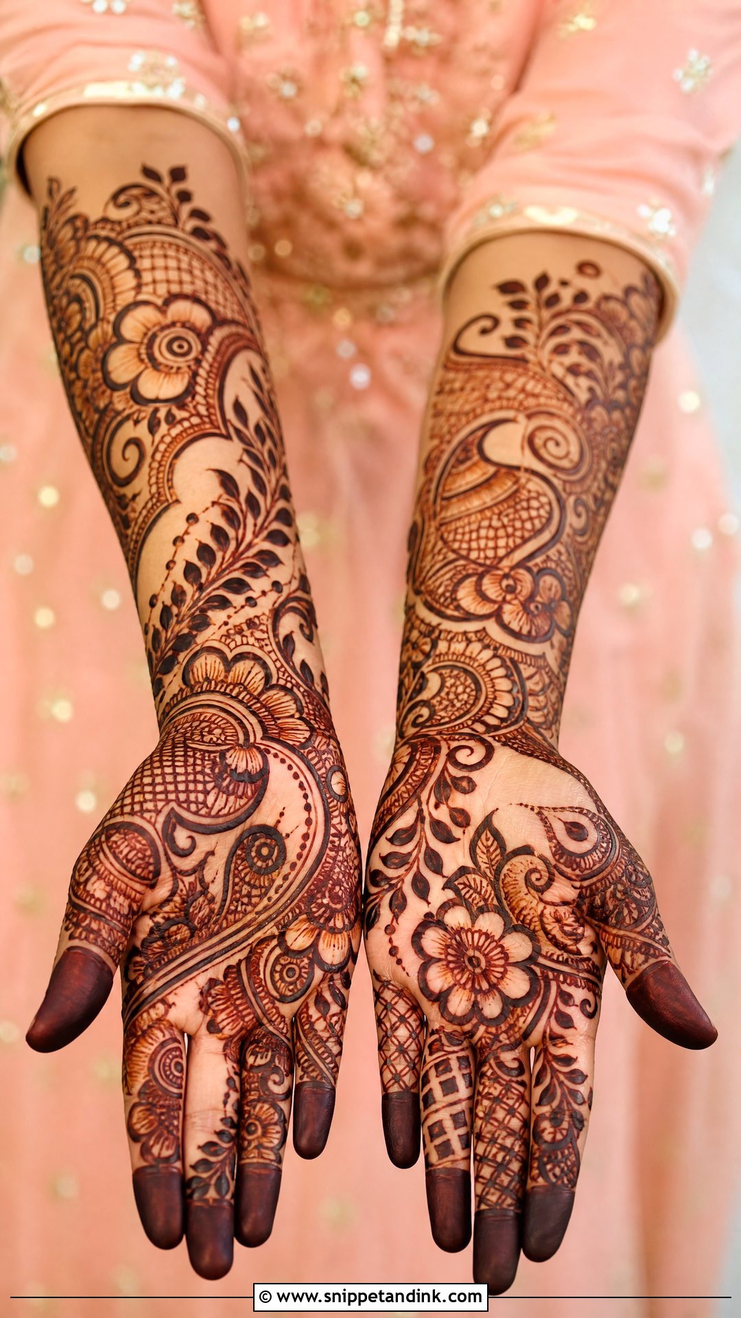 Indo Arabic Bridesmaid Mehndi Design - Snippet and Ink - 25 Mehendi Look for Bridesmaid Ideas
