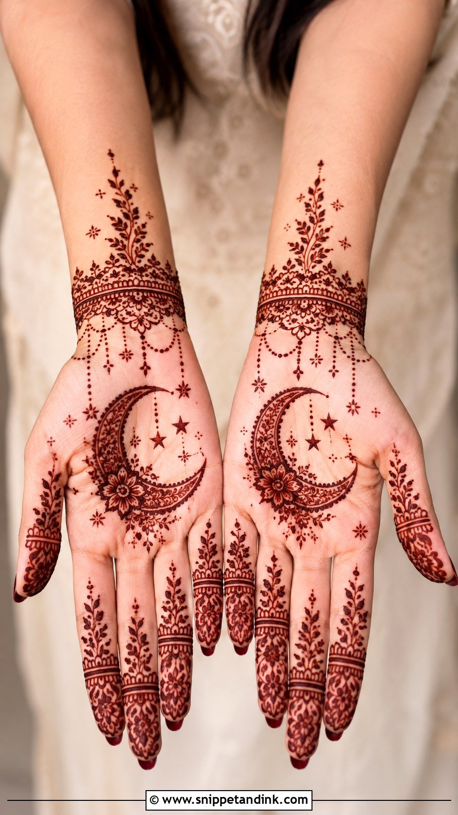 Indo Arabic Front Hand Mehndi Design - Snippet and Ink - 35 Trendy Front Hand Mehndi Designs