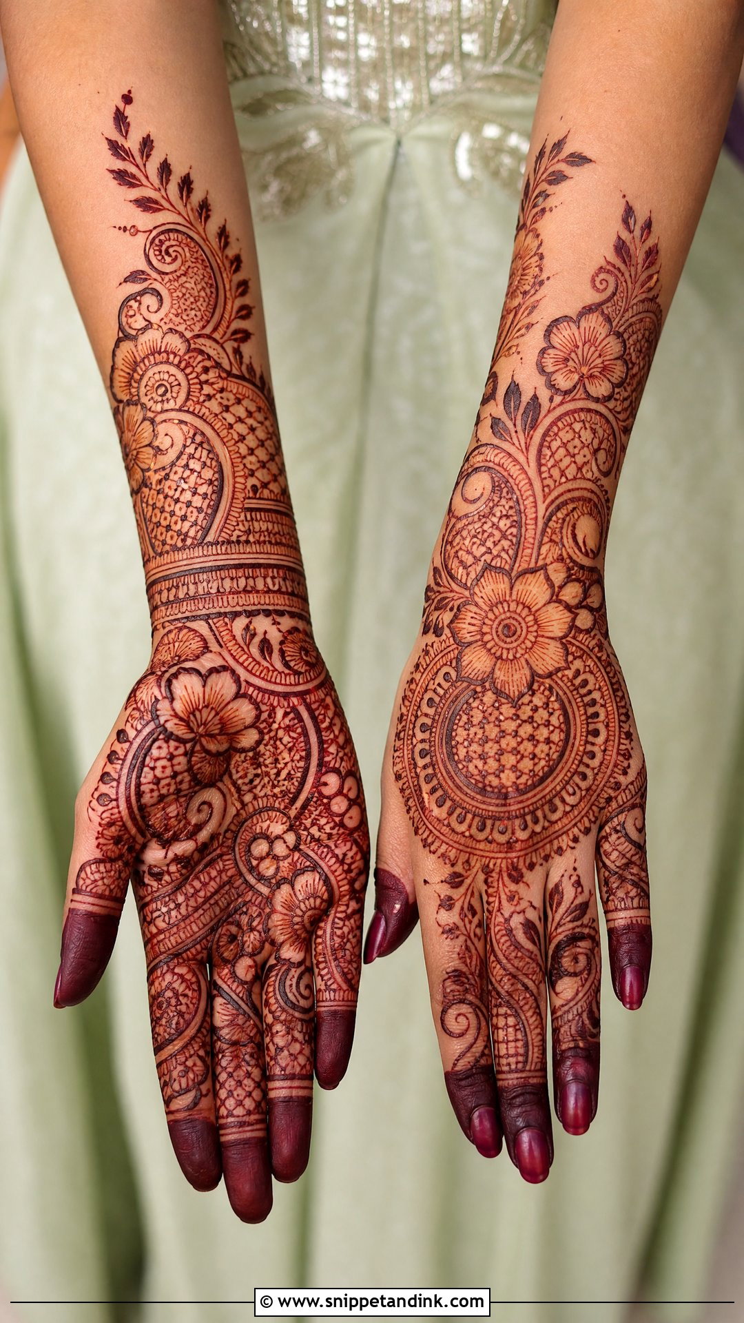 Indo Arabic Mehndi Design - Snippet and Ink - 20 Mehndi Designs for Wedding Function