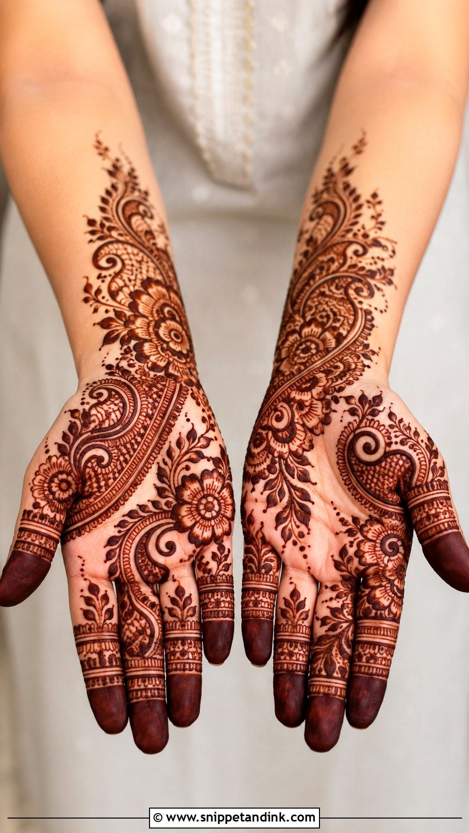 Indo Arabic Mehndi Design - Snippet and Ink - 35 Latest Mehndi Designs