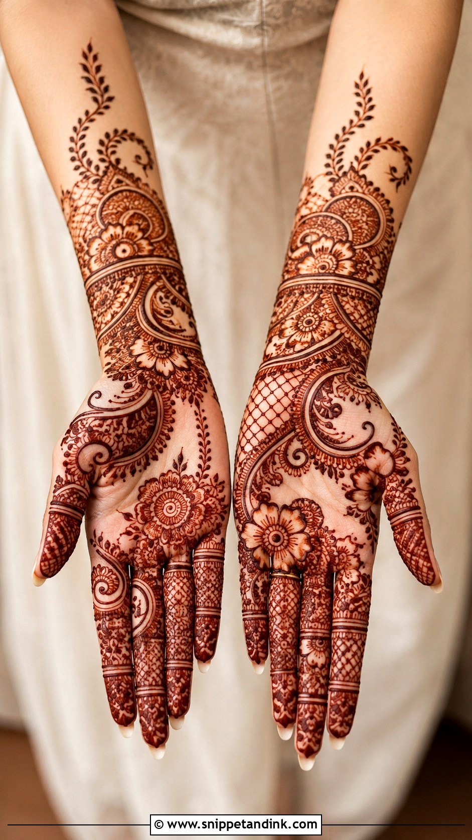 Indo Arabic Mehndi Design - Snippet and Ink - 35 Mehndi Art Designs