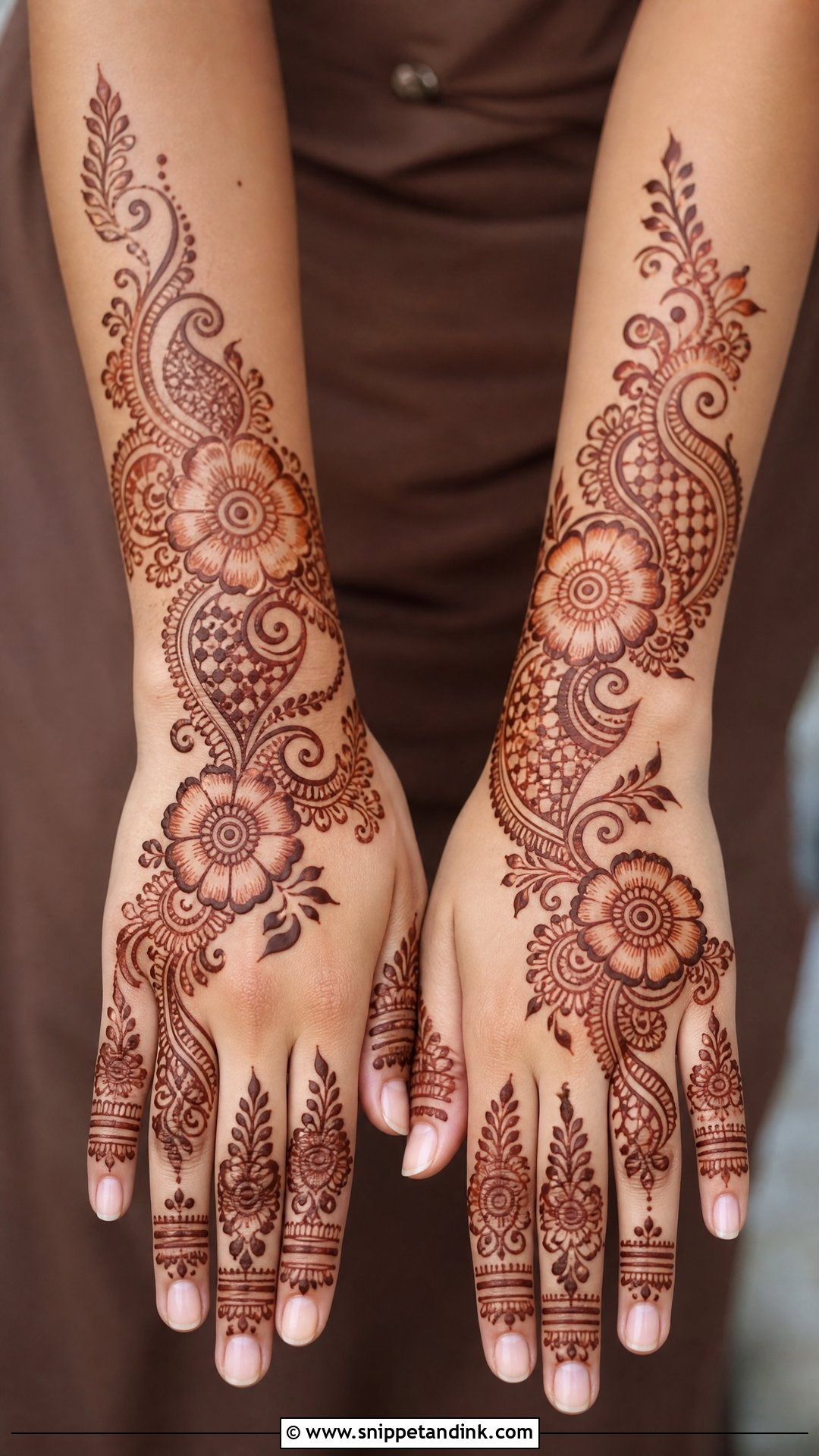 Indo Arabic Mehndi Design - Snippet and Ink - 35 Mehndi Designs
