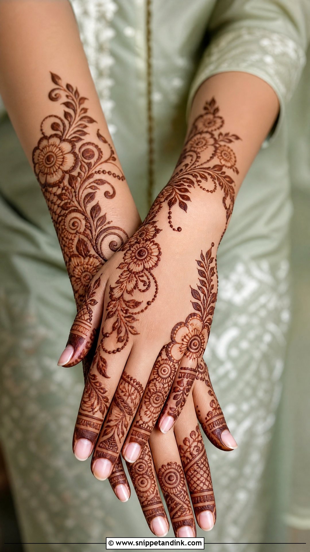 Indo Arabic Mehndi Design - Snippet and Ink - 25 Trending Mehndi Designs 2025