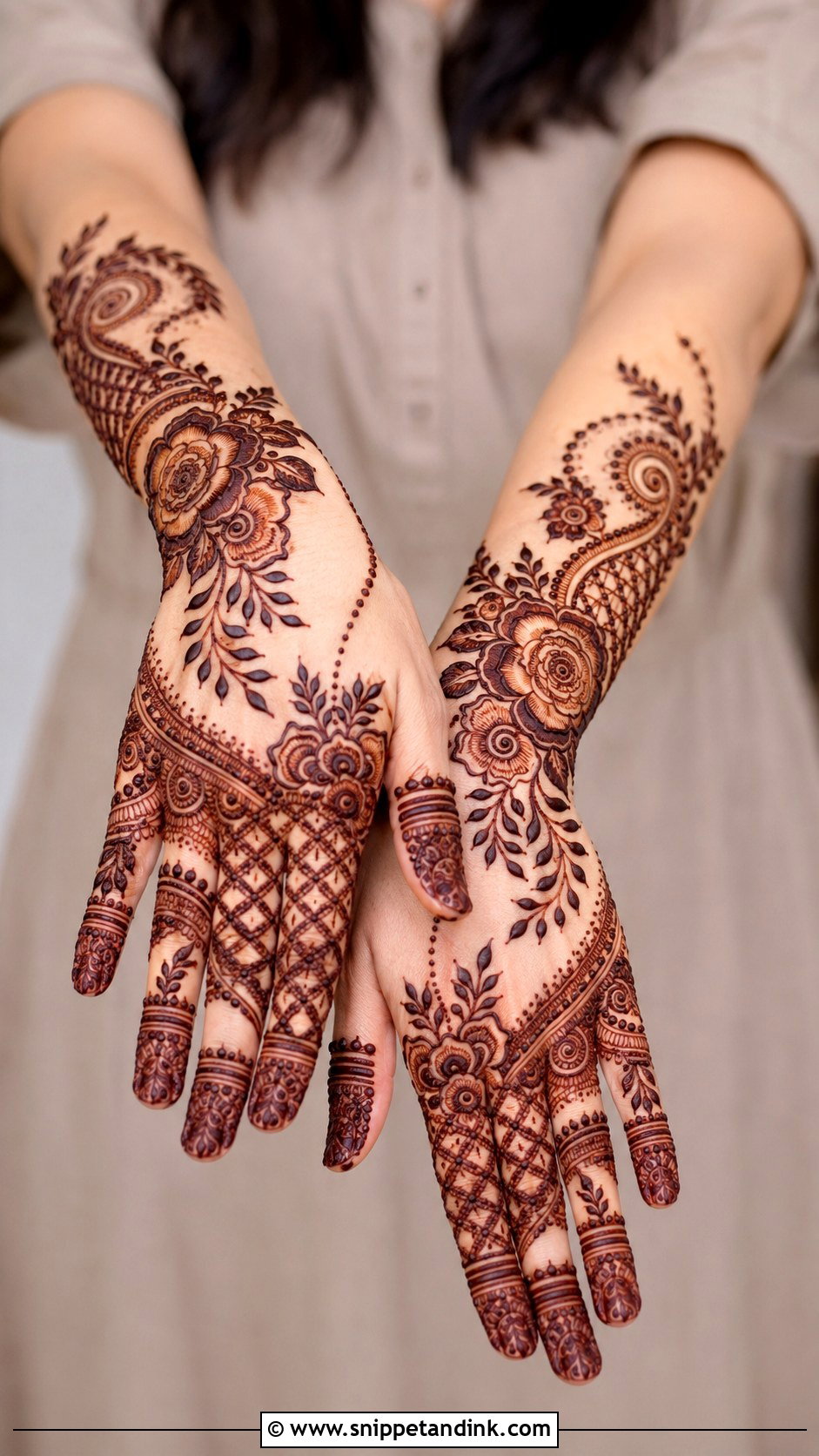 Indo Arabic Mehndi Design - Snippet and Ink - 35 New Style Mehndi Design Ideas