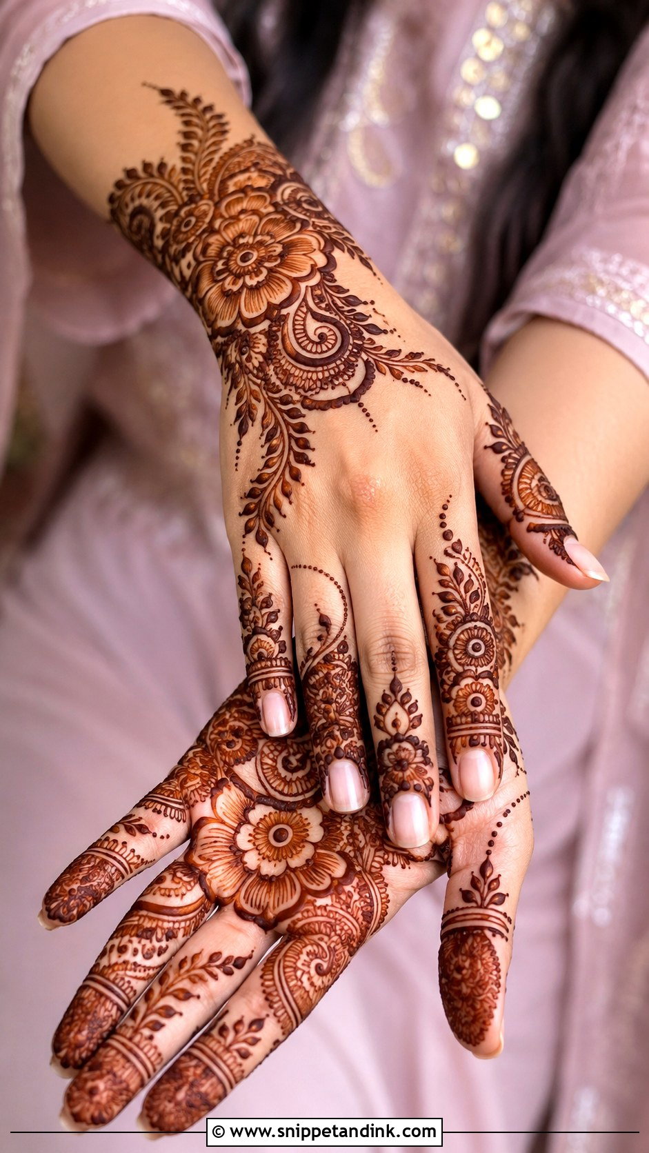 Indo Arabic Mehndi Design - Snippet and Ink - 30 Elegant Mehndi Designs