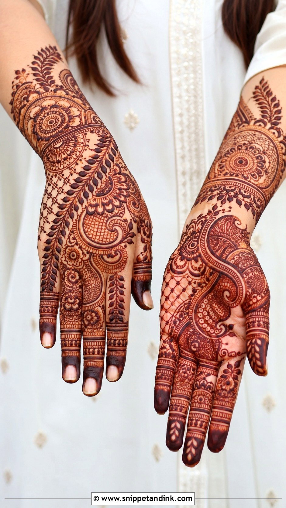 Indo Arabic Mehndi Design - Snippet and Ink - 35 Best Mehndi Designs