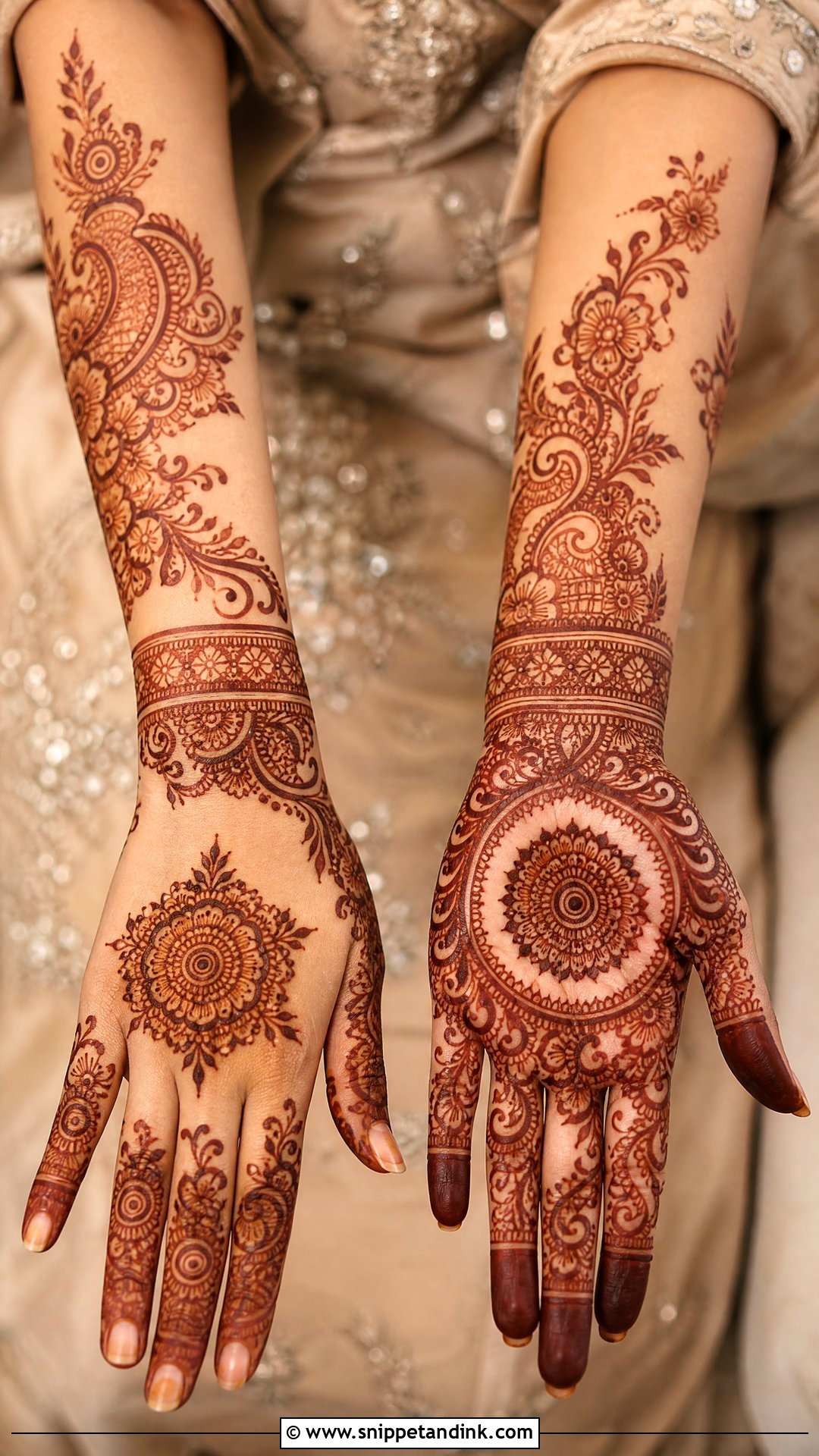 Indo Arabic Muslim Bridal Mehndi Design - Snippet and Ink - 20 Bridal Mehndi Designs Muslim Bride