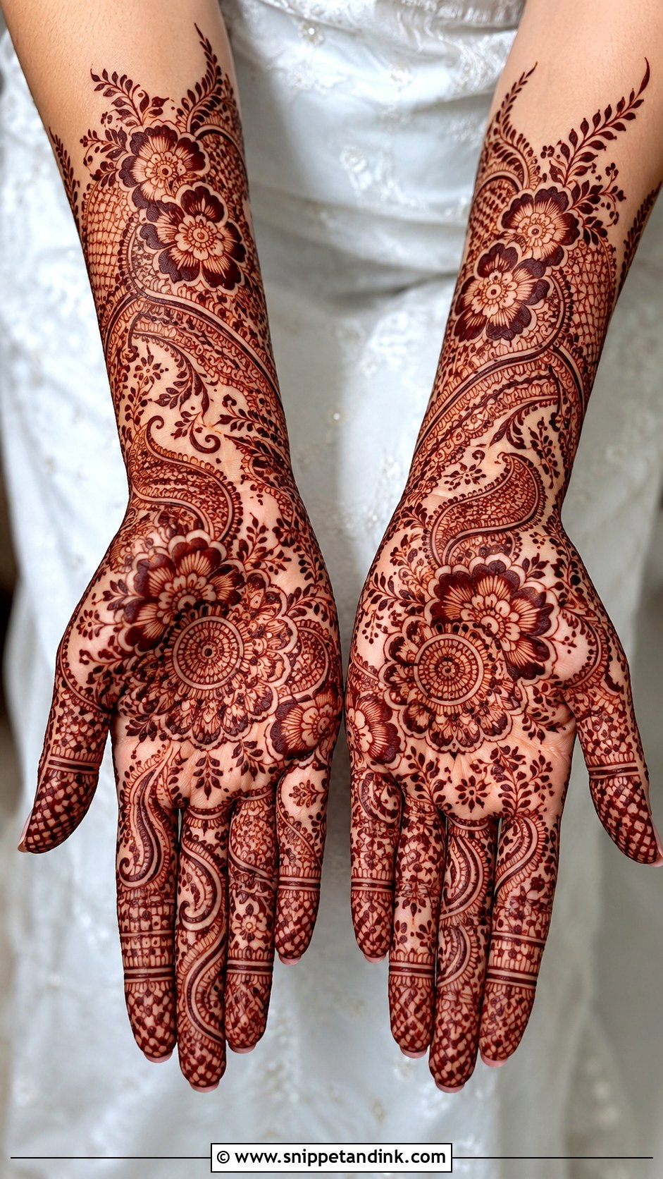 Indo Arabic Wedding Mehndi Design - Snippet and Ink - 35 Latest Wedding Mehndi Designs