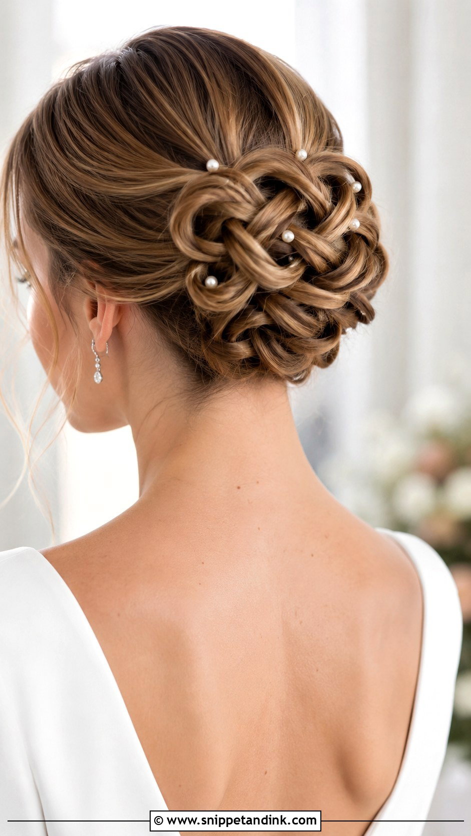 Infinity Braid Updo - Snippet and Ink - 30 Wedding Braid Hairstyles