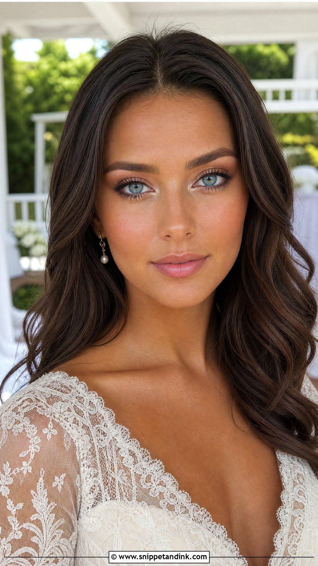 Inner Corner Highlight Wedding Makeup For Blue Eyes - Snippet and Ink - 25 Natural Wedding Makeup for Blue Eyes