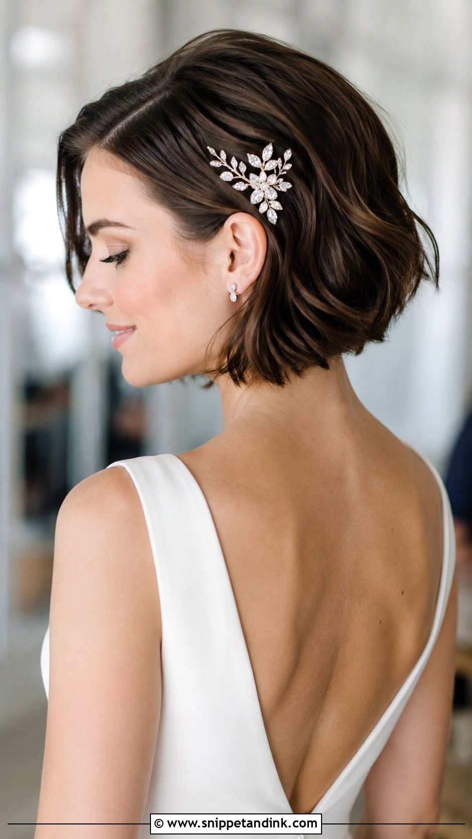 Inverted Bob for Brides - Snippet and Ink - 20 Bob Bridal Hair Ideas