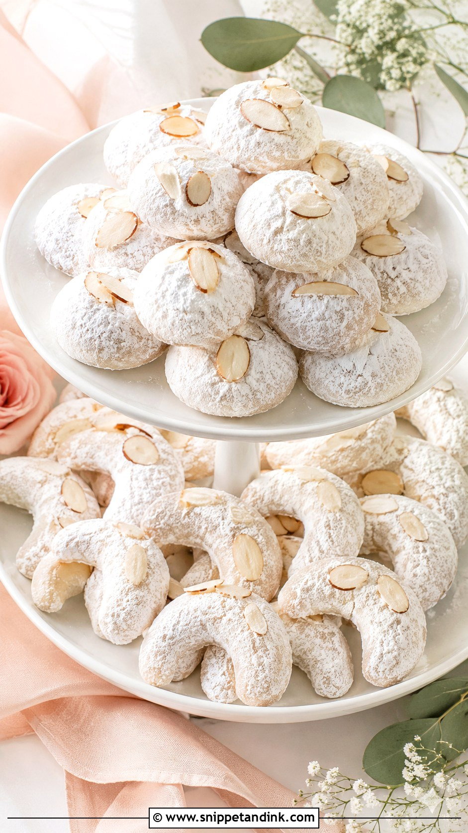 Italian Almond Wedding Cookies - Snippet and Ink - 20 Italian Wedding Cookies