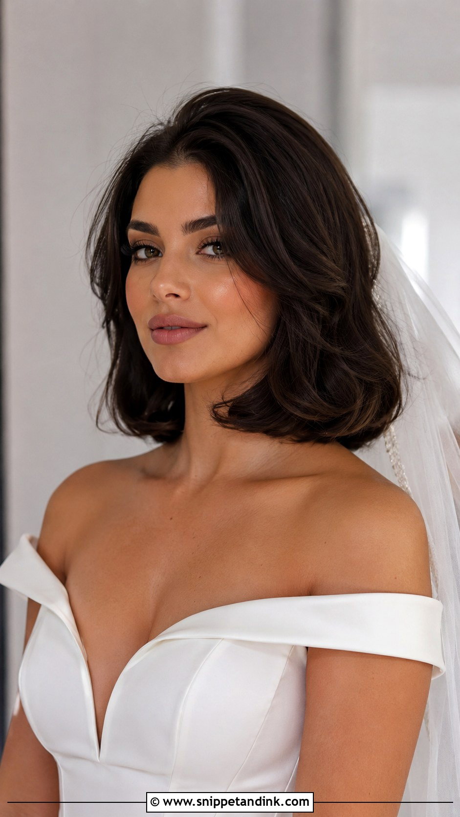 Italian Bob Wedding Hair - Snippet and Ink - 20 Bob Hair Wedding Styles