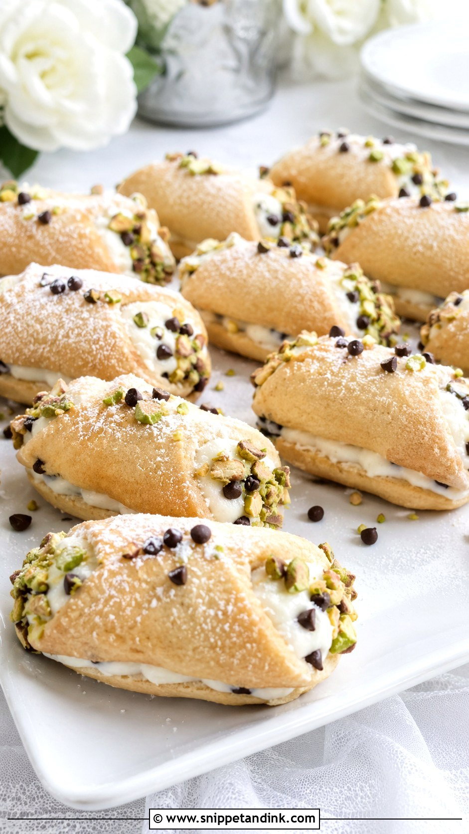 Italian Cannoli Wedding Cookies - Snippet and Ink - 20 Italian Wedding Cookies