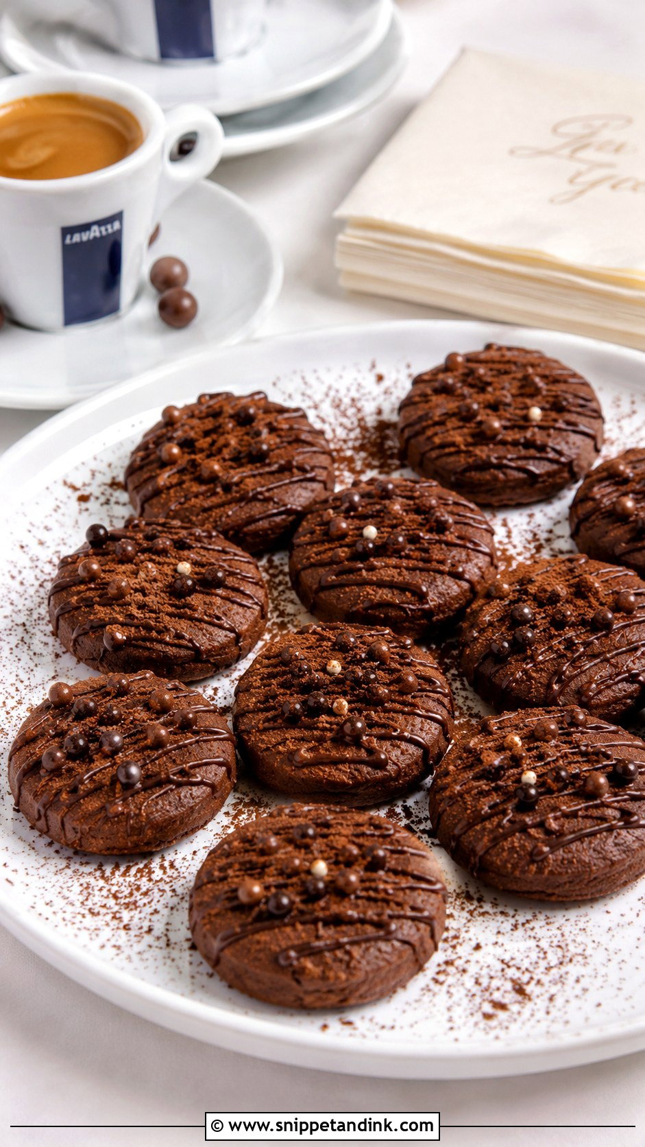 Italian Espresso Wedding Cookies - Snippet and Ink - 20 Italian Wedding Cookies