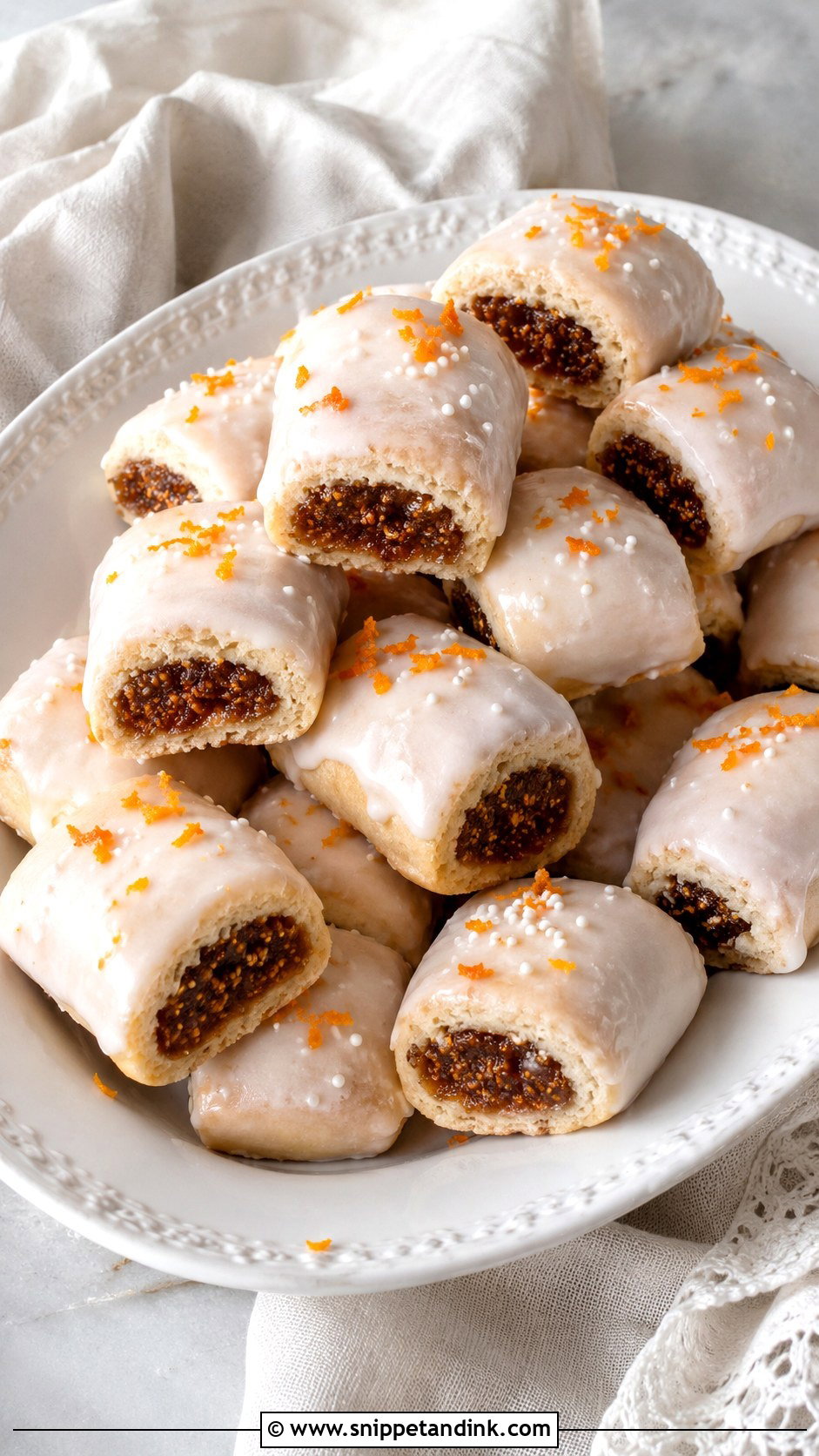 Italian Fig Wedding Cookies - Snippet and Ink - 20 Italian Wedding Cookies