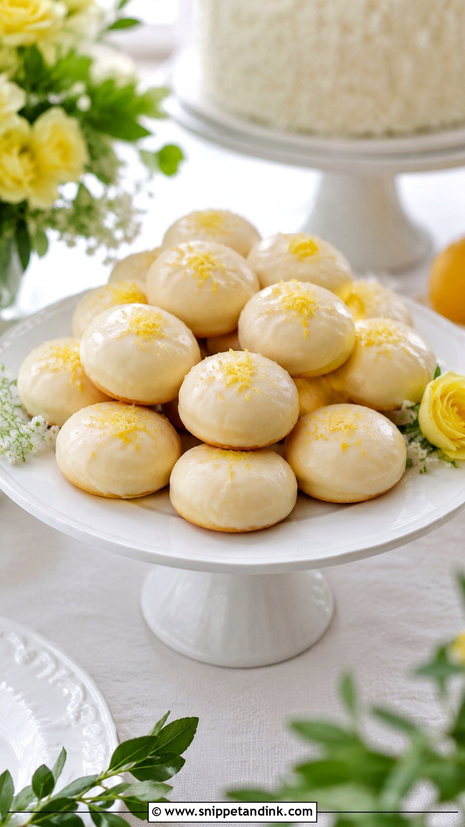 Italian Lemon Wedding Cookies - Snippet and Ink - 20 Italian Wedding Cookies