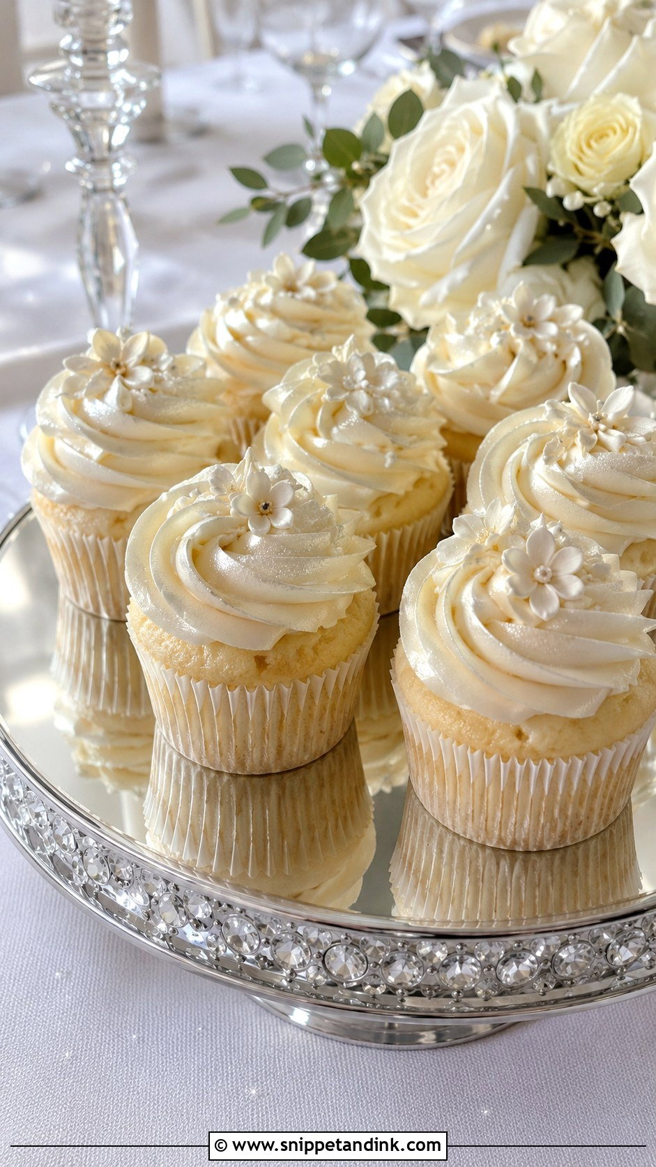 Italian Meringue Buttercream Wedding Cupcakes - Snippet and Ink - 25 Wedding Cupcake Frosting