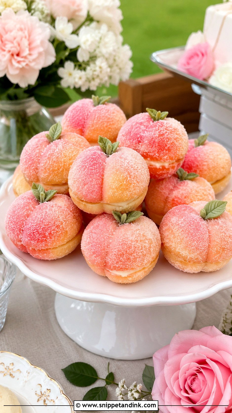 Italian Peach Wedding Cookies - Snippet and Ink - 20 Italian Wedding Cookies