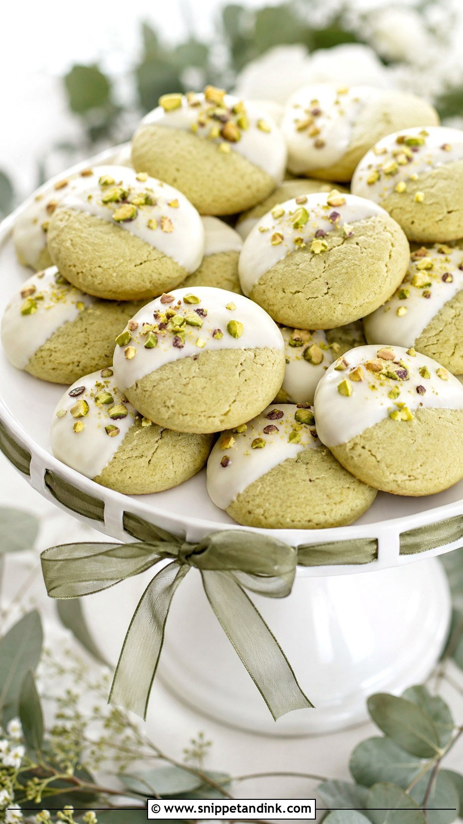 Italian Pistachio Wedding Cookies - Snippet and Ink - 20 Italian Wedding Cookies