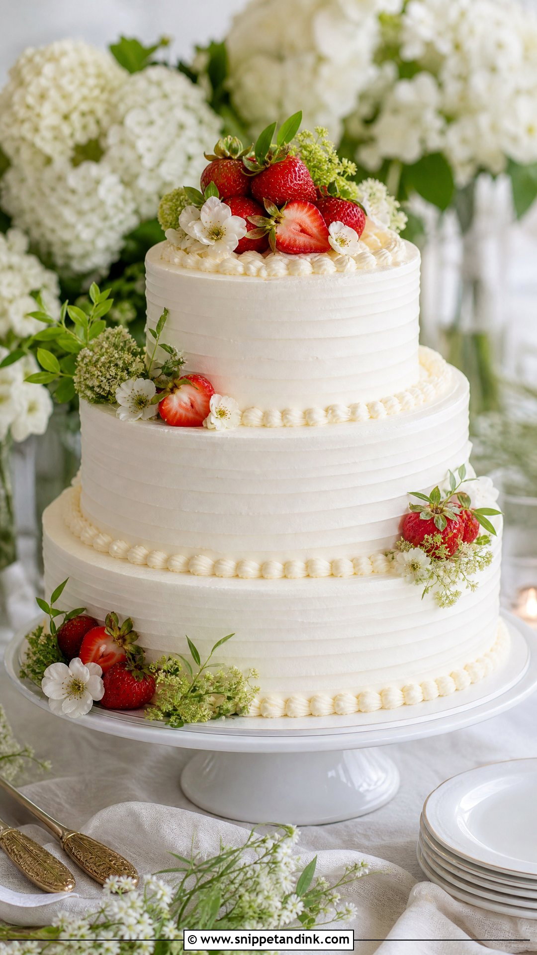Italian Sponge Wedding Cake - Snippet and Ink - 25 Italian Wedding Cakes
