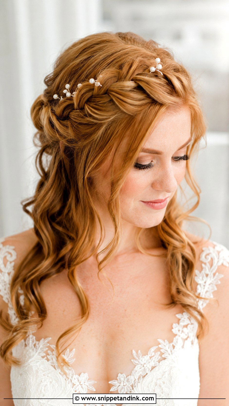 Italian Wedding Braided Crown - Snippet and Ink - 15 Italian Wedding Hairstyles