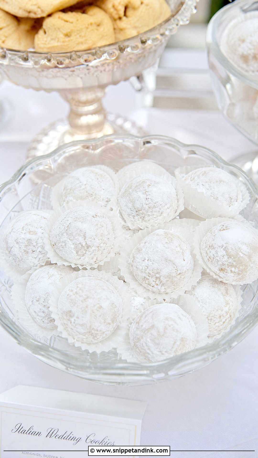 Italian Wedding Cookies - Snippet and Ink - 20 Wedding Cookies
