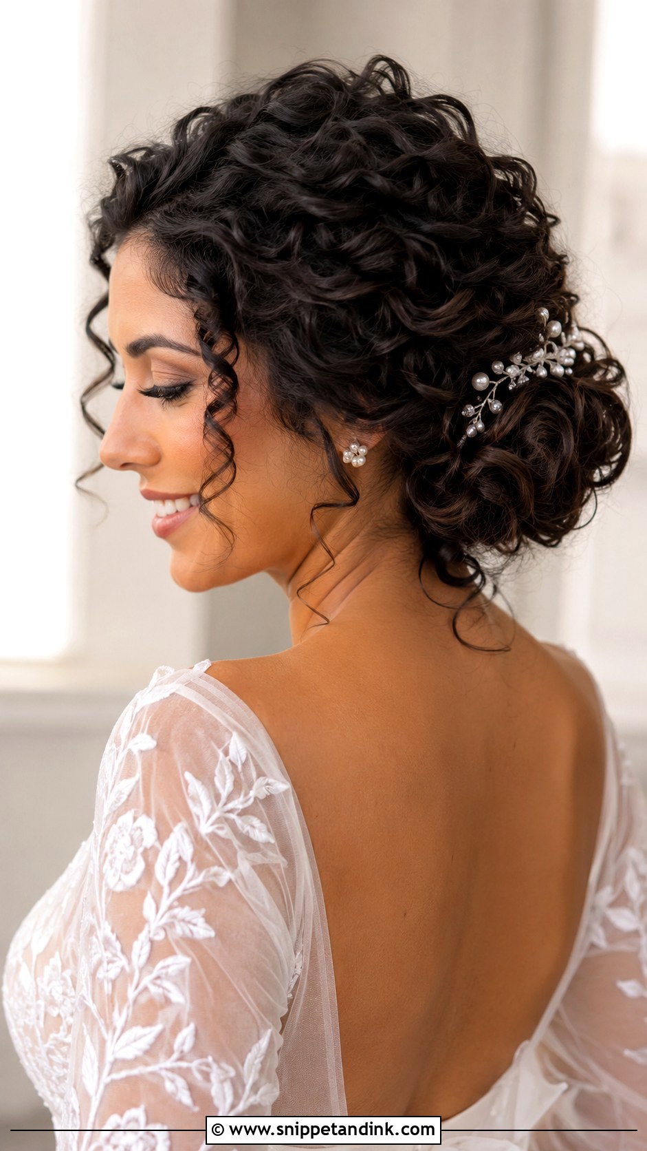 Italian Wedding Curly Updo - Snippet and Ink - 15 Italian Wedding Hairstyles