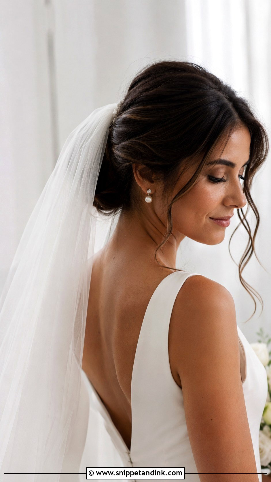 Italian Wedding Veil Updo - Snippet and Ink - 15 Italian Wedding Hairstyles