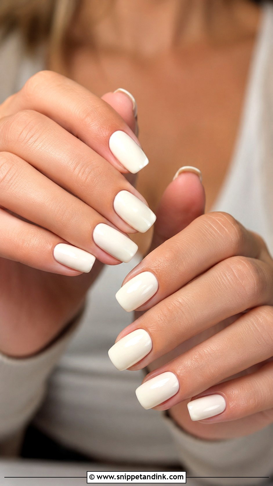 Ivory Bridal Nails - Snippet and Ink - 20 Classic Bridal Nails