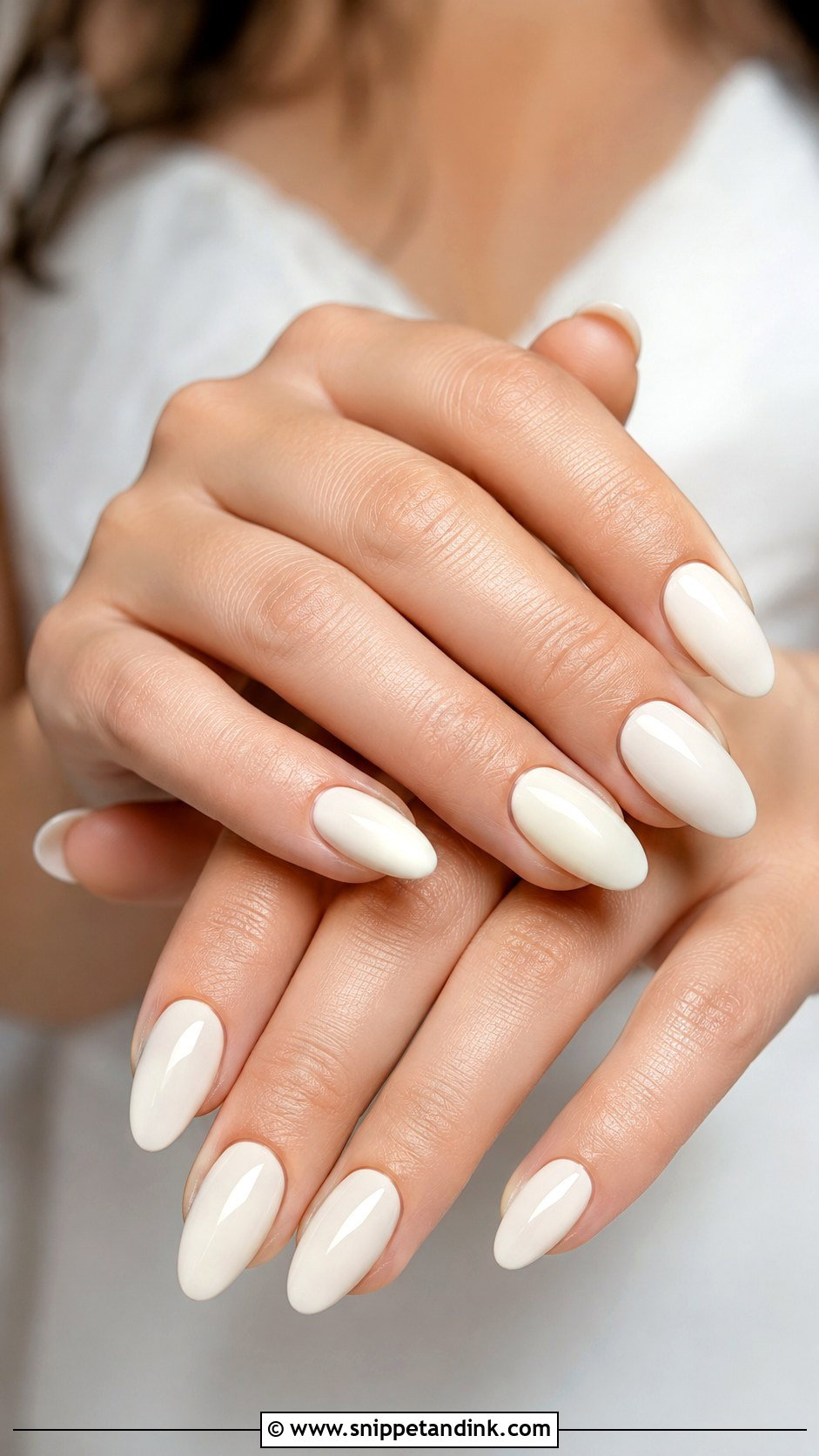 Ivory Bridal Nails - Snippet and Ink - 30 Elegant Bridal Nails Wedding