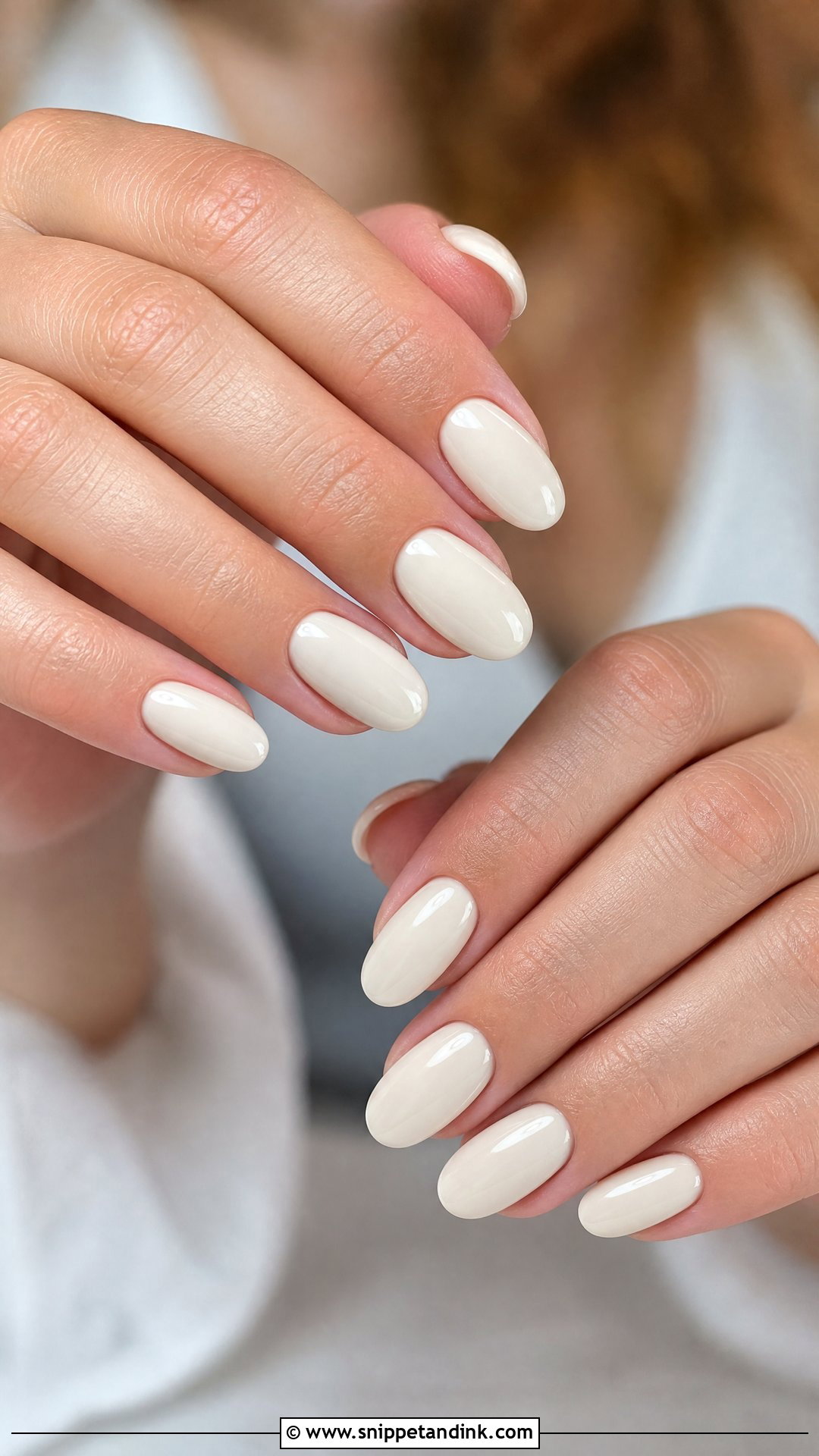 Ivory Bridal Nails - Snippet and Ink - 35 Bridal Nails