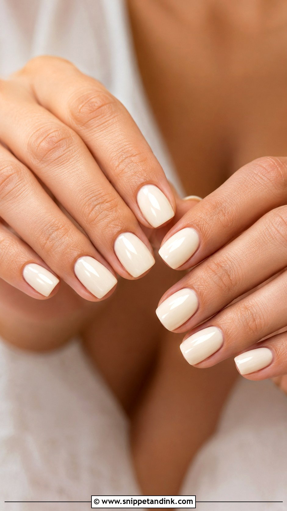 Ivory Bridal Nails - Snippet and Ink - 20 Elegant Bridal Nail Designs Brides