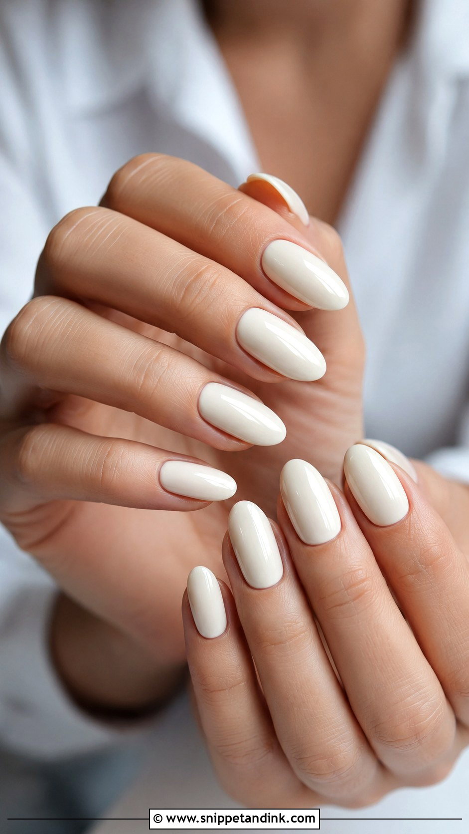 Ivory Bridal Nails - Snippet and Ink - 20 Elegant Bridal Wedding Nails for Bride