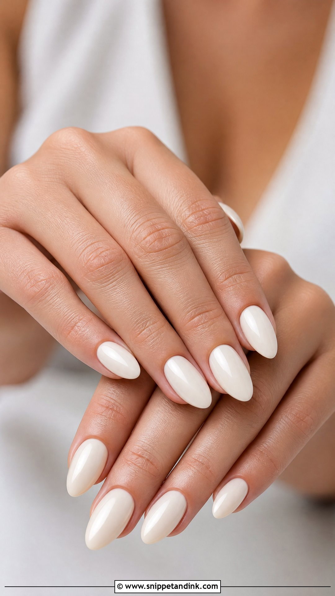 Ivory Bridal Nails - Snippet and Ink - 25 Classy Bridal Nails