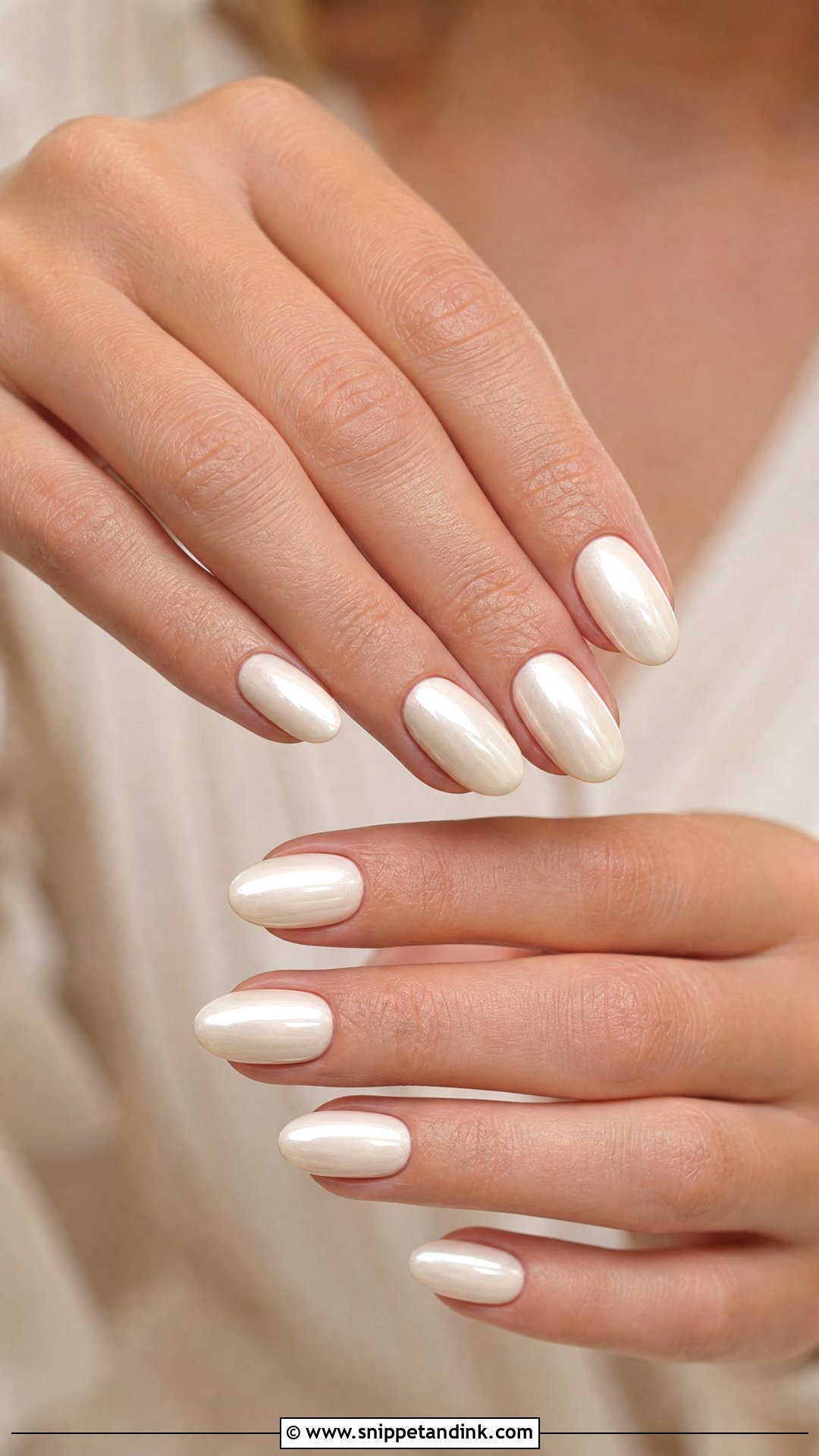 Ivory Bride Nails - Snippet and Ink - 25 Nail Bride Wedding Ideas