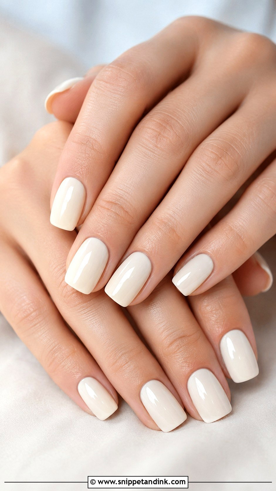 Ivory Bride Nails - Snippet and Ink - 30 Nails for the Bride Wedding