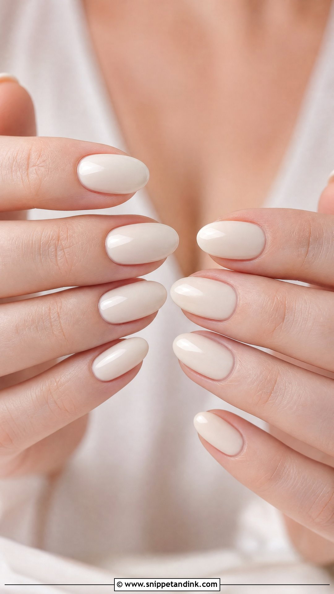Ivory Bride Nails - Snippet and Ink - 35 Bride Nails