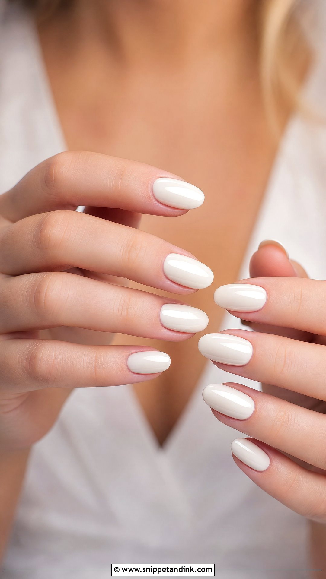 Ivory Bride Nails - Snippet and Ink - 25 Brides Nails for Wedding