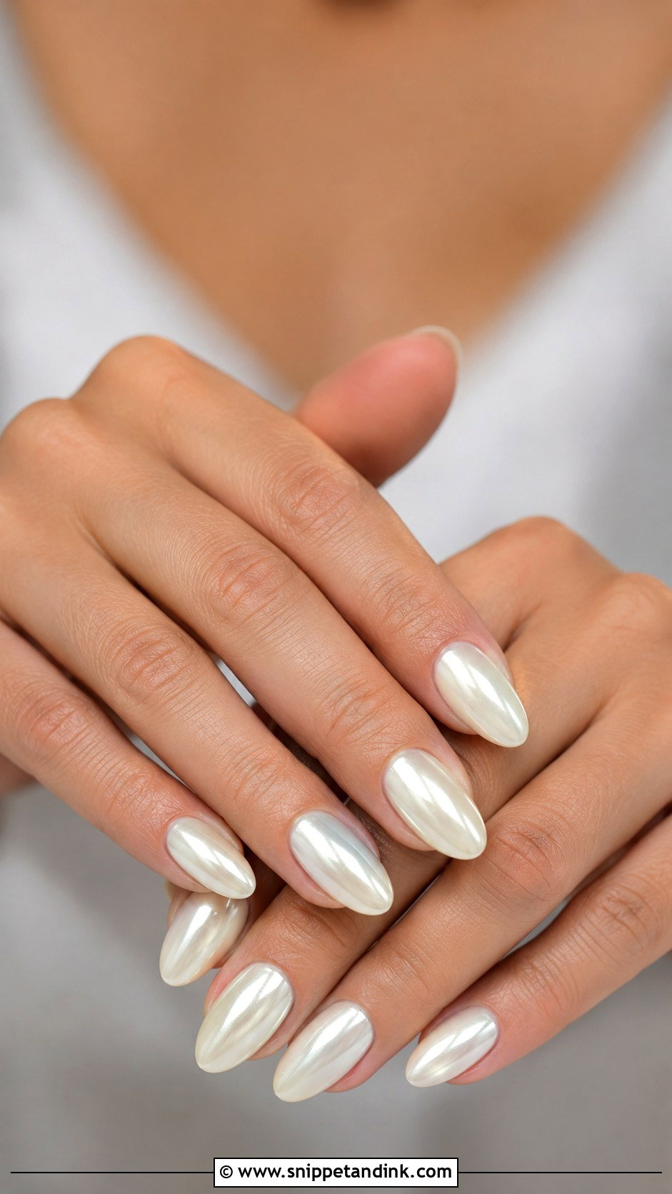 Ivory Chrome Vintage Wedding Nails - Snippet and Ink - 20 Vintage Wedding Nails