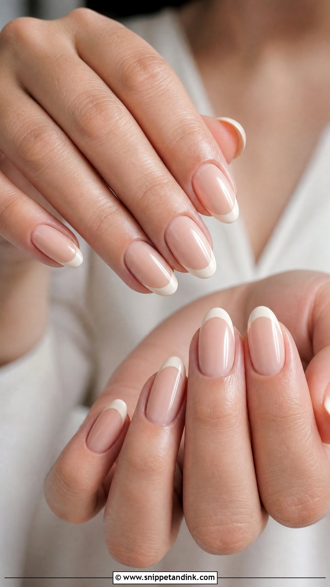 Ivory French Wedding Nails - Snippet and Ink - 25 French Wedding Nails