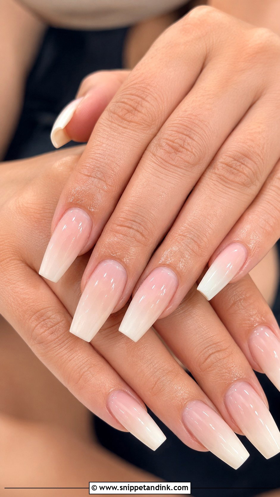 Ivory Ombre Wedding Nails - Snippet and Ink - 20 Ivory Wedding Nails