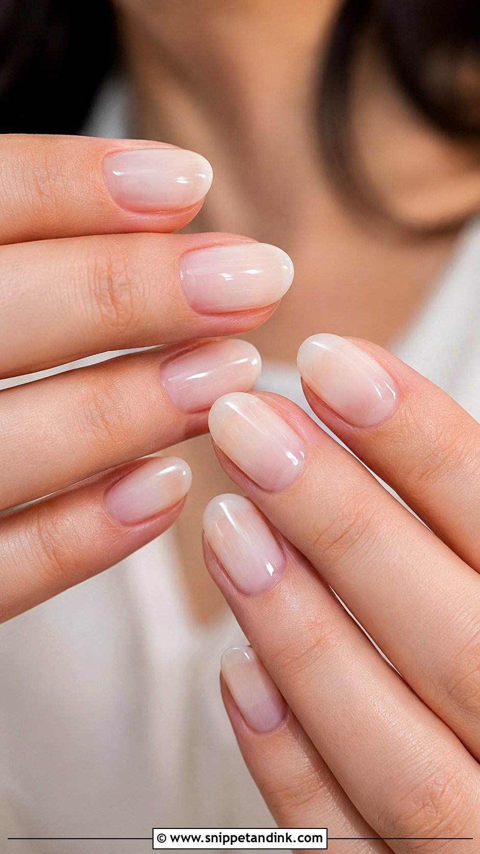 Ivory Sheer Wedding Nails - Snippet and Ink - 20 Ivory Wedding Nails